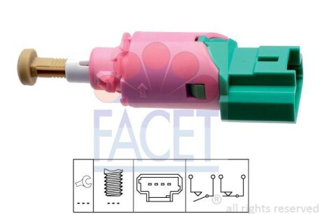 Датчик стоп-сигналу Laguna III (07-15) FACET 71235