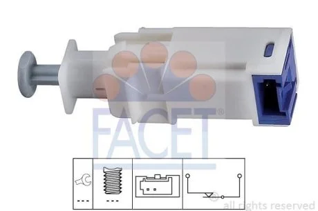Датчик педалі гальма Citroen Nemo / Peugeot Bipper 08-> FACET 71241