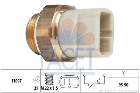 Датчик включения вентилятора FACET 7.5027