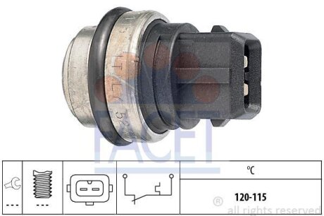 Термовимикач, вентилятор радіатора FACET 75233