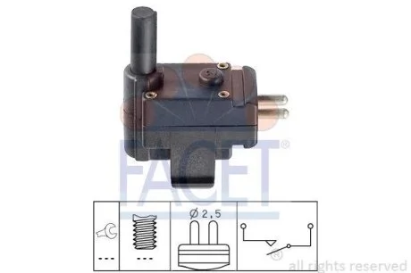 Датчик заднего хода Mercedes Benz W124/126/140/201 80-> (7.6077) Facet FACET 76077