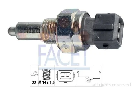 Датчик заднего хода Boxer/Scudo/JUMPY Facet FACET 7.6099