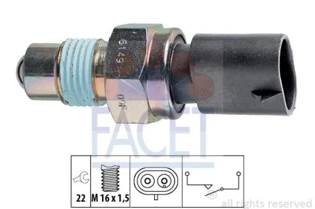 Датчик заднего хода Ford Transit 86-00 Facet FACET 7.6149