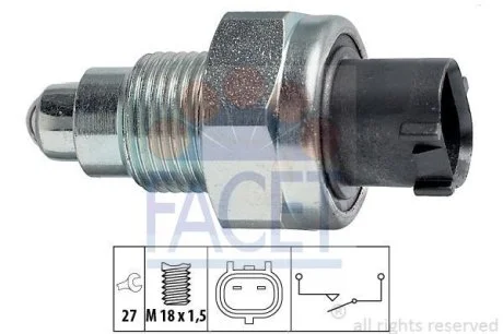 Датчик заднего хода Honda Accord/Civic (03-)/Toyota Avensis 2.2 D (08-) Facet FACET 7.6246