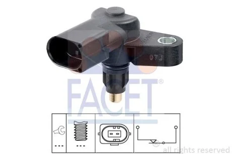 Датчик заднего хода MB Vito 639 96- (7.6253) Facet FACET 76253