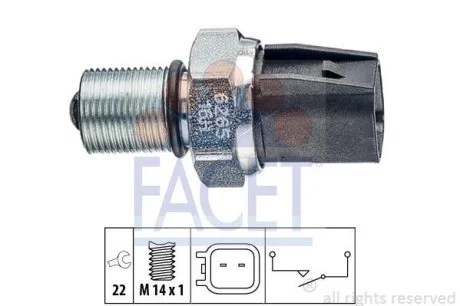 Датчик заднего хода Ford Transit (00-) (6ст. МКПП) Facet FACET 7.6265