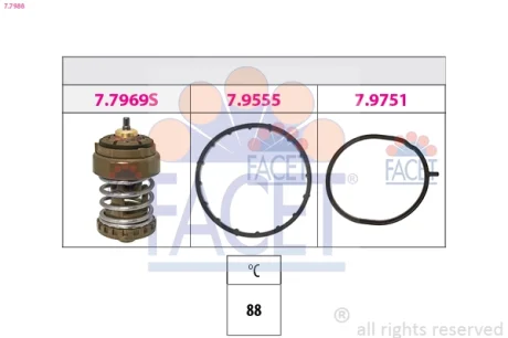 Термостат FACET 7.7988