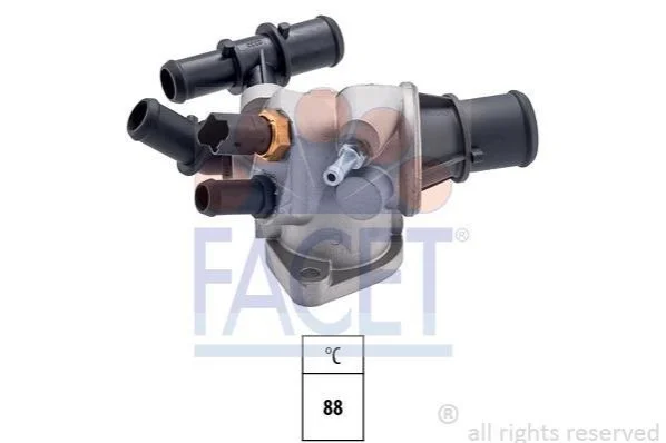 Термостат Fiat Multipla 1.9 JTD 01-> (7.8571) Facet FACET 78571 (фото 1)