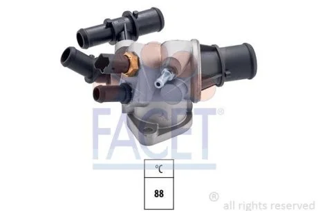 Термостат Fiat Multipla 1.9 JTD 01-> (7.8571) Facet FACET 78571