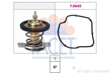 Термостат Mercedes Benz Sprinter/W638/639 OM611/612/646 99-10 (вставка) (7.8784) Facet FACET 78784