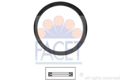 Уплотнительное кольцо термостата Fiat Ducato 2.0 jtd (02-06) Facet FACET 7.9560