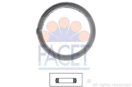 Прокладка термостата Hyundai i10, Getz/KIA Picanto (7.9608) Facet FACET 79608