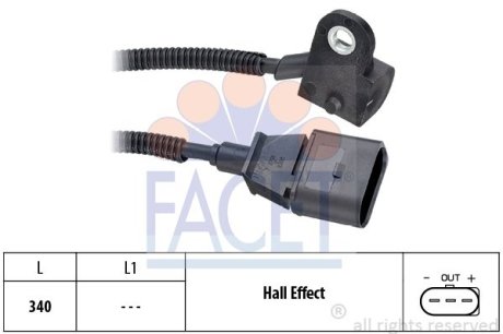 Датчик распредвала FACET 9.0423