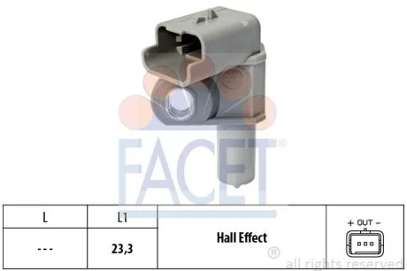 Датчик оборотов коленвала Ford Galaxy 2.0 tdci (10-15) Facet FACET 9.0632
