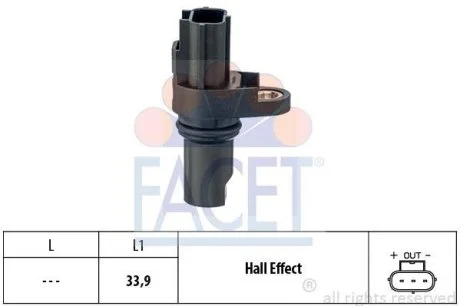 Датчик положения распредвала Transit (00-14) 2.0 DI/2.2 TDCi Facet FACET 9.0745