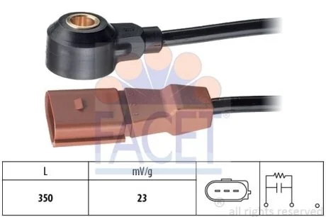 Датчик детонации VW Bora 1.6 (98-05) Facet FACET 9.3118