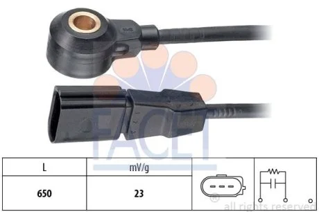 Датчик детонации Audi A6 3.0 (04-06) Facet FACET 9.3162