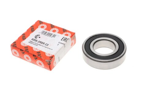 Подшипник шариковый FAG 6206.2RSR.C3