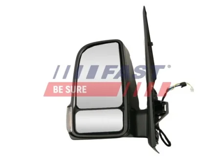 Зеркало электр. лев Mercedes Sprinter 907/910 (18-) с подогревом 5-PIN + 2-PIN Fast FAST FT88367