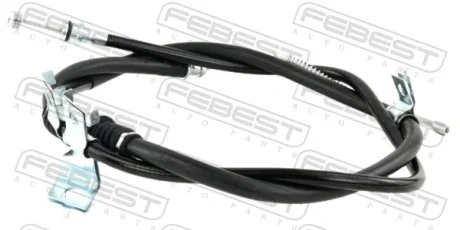 Трос ручного тормоза левый FEBEST 04100V93LH