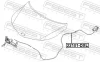 Трос замка капота KIA RIO 11- FEBEST 22101-DXL (фото 2)
