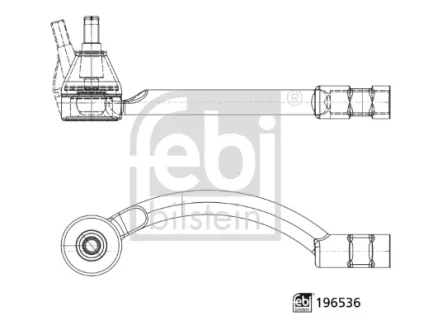 Наконечник тяги рульової (L) Hyundai Creta 1.6/2.0 16-21 FEBI BILSTEIN 196536