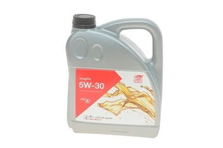 Масло моторное SAE 5W-30 Longlife 4L FEBI BILSTEIN 32942