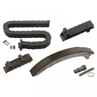 Комплект цепи ГРМ MERCEDES (M102 "1,8-2,3L) "Duplex "звеньев-"106 шт. (5 in 1 "022831-->) + замок "84- FEBI BILSTEIN 44954