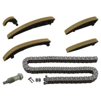 Комплект цепи ГРМ MERCEDES (OM642 "3,0L) "Duplex "звеньев-"190 шт. (7 in 1) + замок "06>> FEBI BILSTEIN 48382