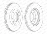 Диск тормозной FERODO DDF1612C (фото 1)