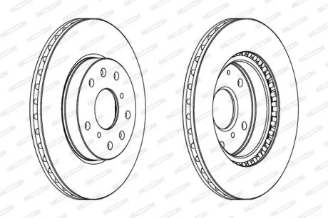 Диск гальмівний FERODO DDF1620C