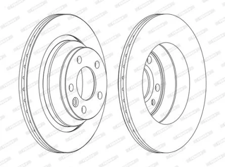 Диск тормозной FERODO DDF1698C