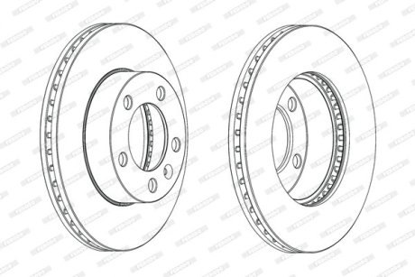 Тормозной диск FERODO DDF1974C-1