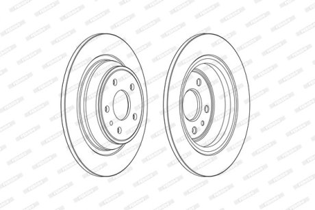 Тормозной диск FERODO DDF2338C