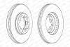 Диск тормозной FERODO DDF2469 (фото 1)