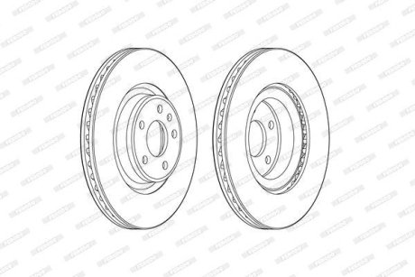 Тормозной диск FERODO DDF2597C-1