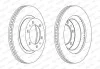 Диск тормозной FERODO DDF2606C (фото 1)