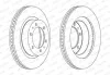 Диск тормозной FERODO DDF2607C (фото 1)