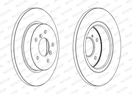 Диск тормозной FERODO DDF2683C