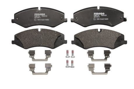 Колодки тормозные дисковые FERODO FDB4104