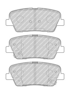 Комплект тормозных колодок FERODO FDB4391