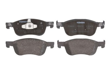 Колодки тормозные дисковые (комплект 4 шт.) FERODO FDB4816