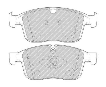 Колодки тормозные дисковые FERODO FDB4943