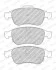 Колодки тормозные дисковые FERODO FDB4953 (фото 1)