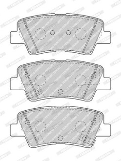 Колодки тормозные дисковые (комплект 4 шт.) FERODO FDB5041