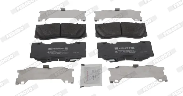 Колодки тормозные дисковые (комплект 4 шт) FERODO FDB5239 (фото 1)