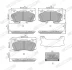 Колодки тормозные дисковые (комплект 4 шт) FERODO FDB5239 (фото 2)