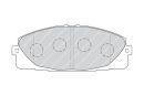 Колодки тормозные дисковые FERODO FVR4327