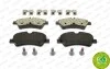 Комплект тормозных колодок из 4 шт. дисков FERODO FVR4398 (фото 1)