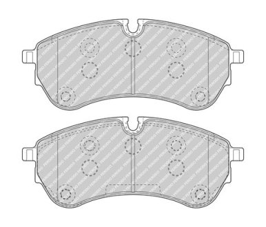 Тормозные колодки FERODO FVR5067